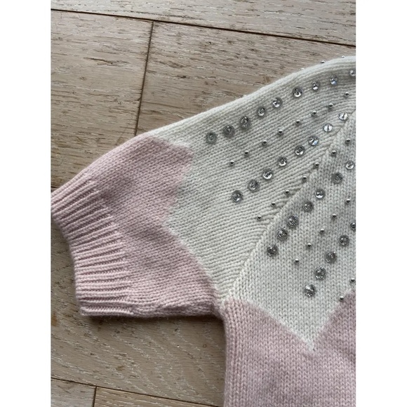 Miu Min Pink and White Sweater - Miranda Kerr style - Picture 6 of 6